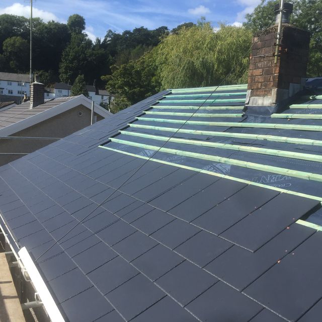 Slate roof